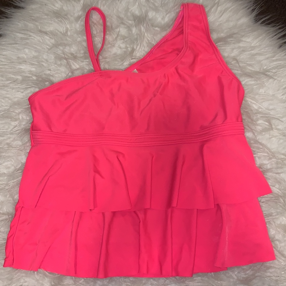 Girls swim suit tankini top pink